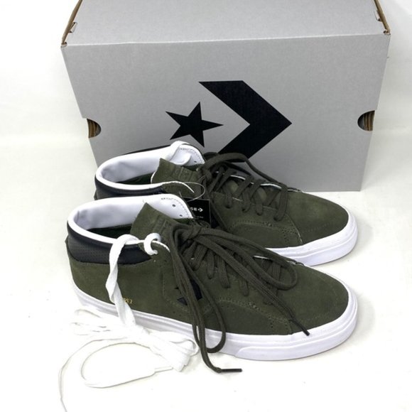 Converse Louie Lopez Pro Shoes Women's Size Suede Khaki Mid Top Casual 171981C - Picture 7 of 11